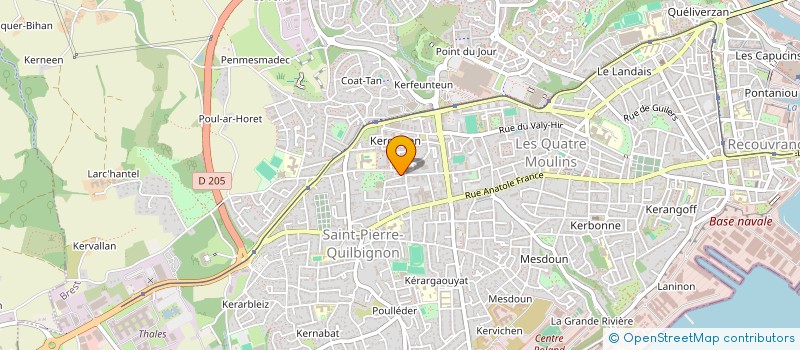 localisation de l'entreprise MONSIEUR ENDRIT KUKAJ à BREST