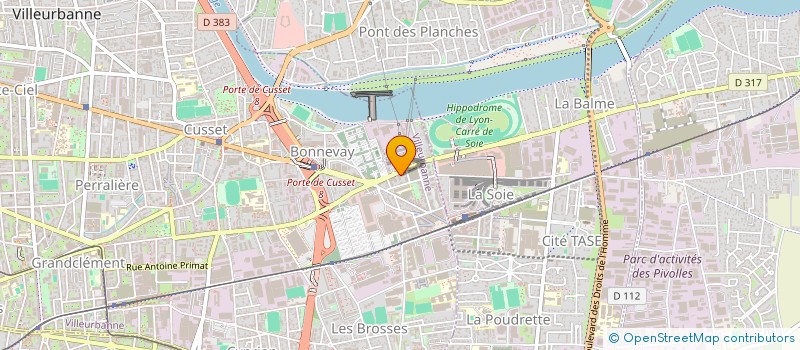 localisation de l'entreprise MONSIEUR ENDRIT SHUMERI  VILLEURBANNE