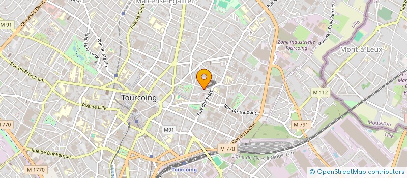 localisation de l'entreprise MONSIEUR ENDURANCE AGHEDO  TOURCOING