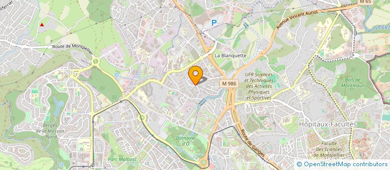 localisation de l'entreprise MONSIEUR ENDURANCE CHRISTOPHER à MONTPELLIER