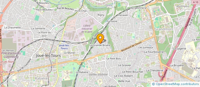 localisation de l'entreprise MONSIEUR ENDY VIAUD  JOUE-LES-TOURS