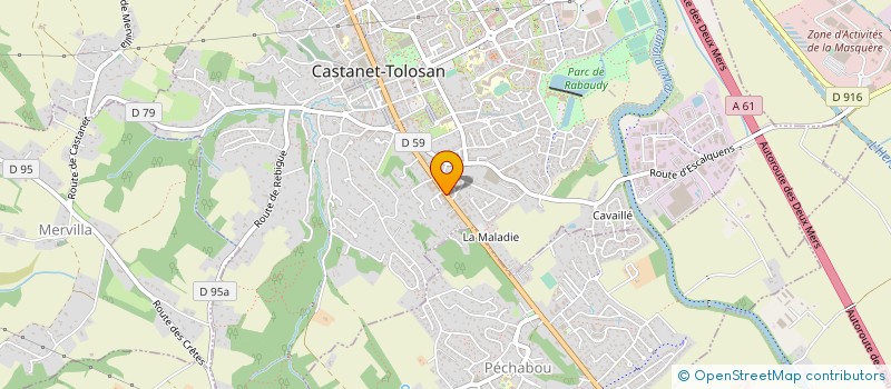 localisation de l'entreprise MONSIEUR ENDY WAFELMAN à CASTANET-TOLOSAN