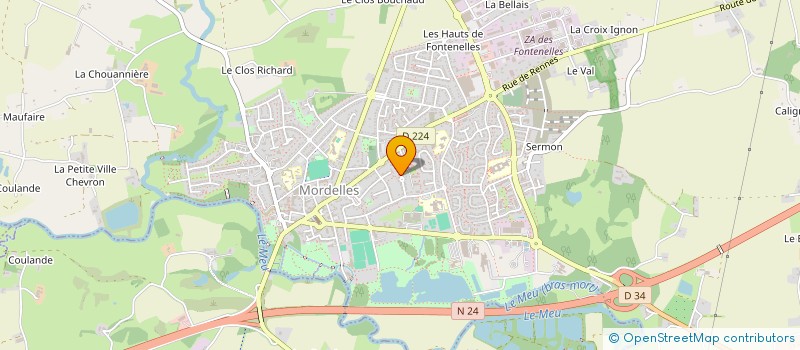 localisation de l'entreprise MONSIEUR ENEA GOLEMI  MORDELLES