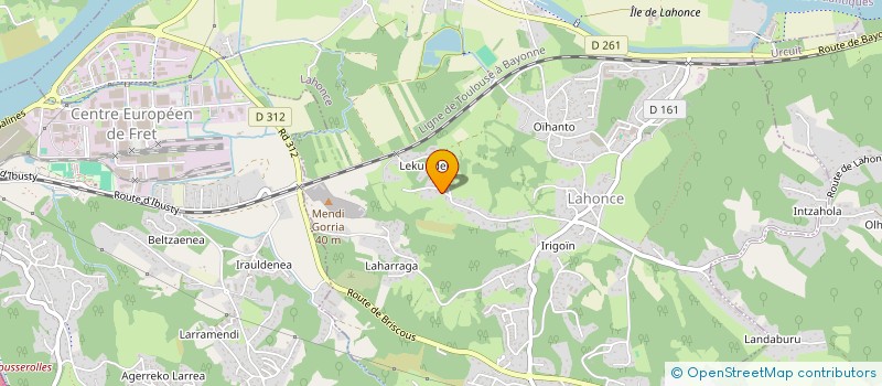 localisation de l'entreprise MONSIEUR ENEKO GRENADE  LAHONCE