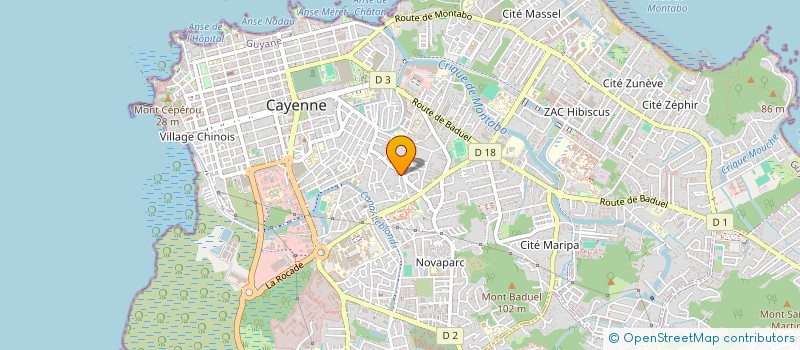 localisation de l'entreprise MONSIEUR ENEL BUISSERETH  CAYENNE