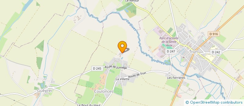 localisation de l'entreprise MONSIEUR ENERIC PACHEU à COULONCES