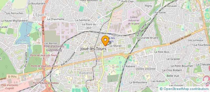 localisation de l'entreprise MONSIEUR ENES BEGOVIC à JOUE-LES-TOURS