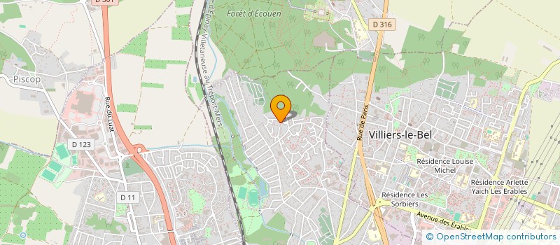 localisation de l'entreprise MONSIEUR ENES GENC  SARCELLES