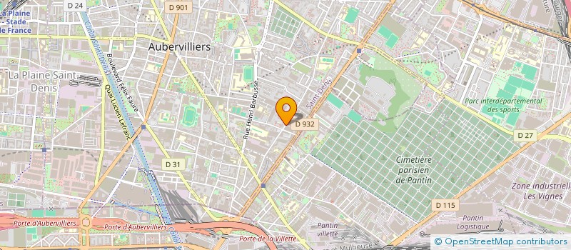 localisation de l'entreprise MONSIEUR ENES HADJIGEORGIOU  AUBERVILLIERS