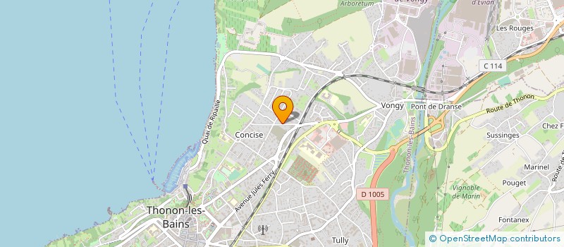 localisation de l'entreprise MONSIEUR ENES POLAT à THONON-LES-BAINS