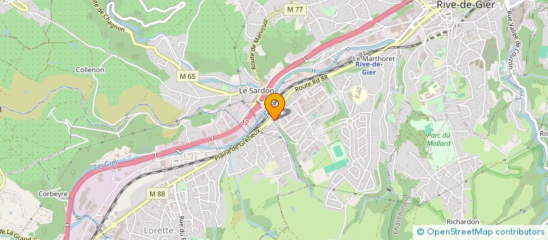 localisation de l'entreprise MONSIEUR ENES SONMEZ  RIVE-DE-GIER