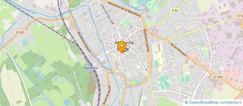 localisation de l'entreprise MONSIEUR ENGILBERT BOUVET à ABBEVILLE