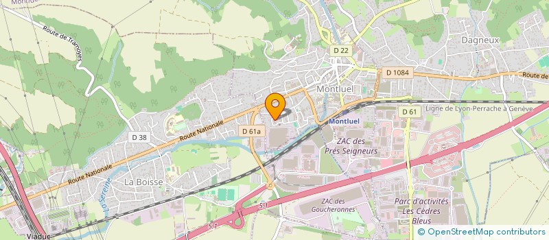 localisation de l'entreprise MONSIEUR ENGIN BINICI  MONTLUEL