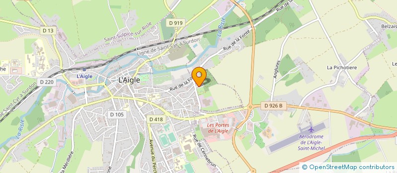 localisation de l'entreprise MONSIEUR ENGIN GUNER à L'AIGLE