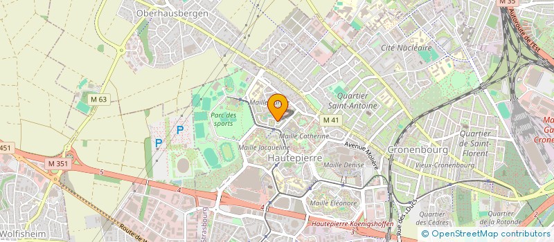 localisation de l'entreprise MONSIEUR ENGIN KARAAGAC à STRASBOURG