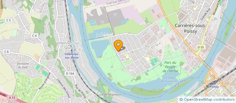 localisation de l'entreprise MONSIEUR ENGIN KILIC  CARRIERES-SOUS-POISSY