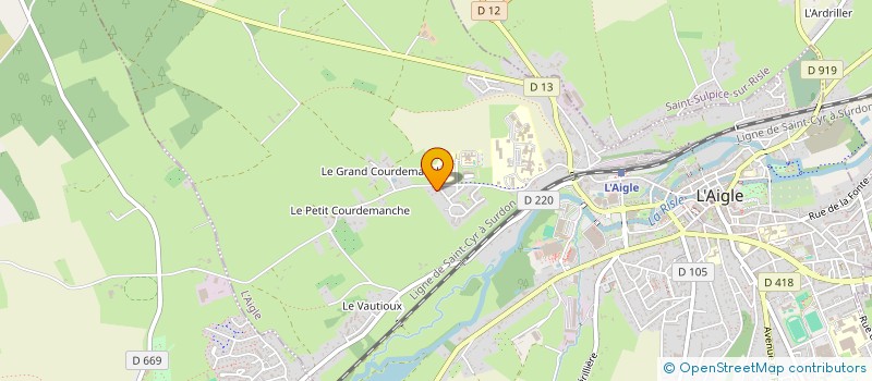 localisation de l'entreprise MONSIEUR ENGIN ONEL à L'AIGLE