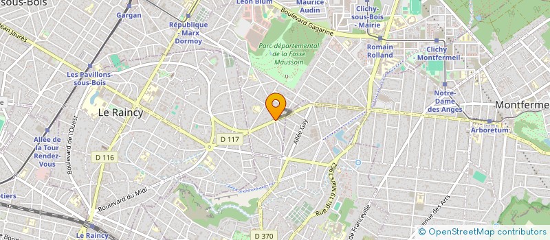 localisation de l'entreprise MONSIEUR ENGIN TUNA à CLICHY-SOUS-BOIS