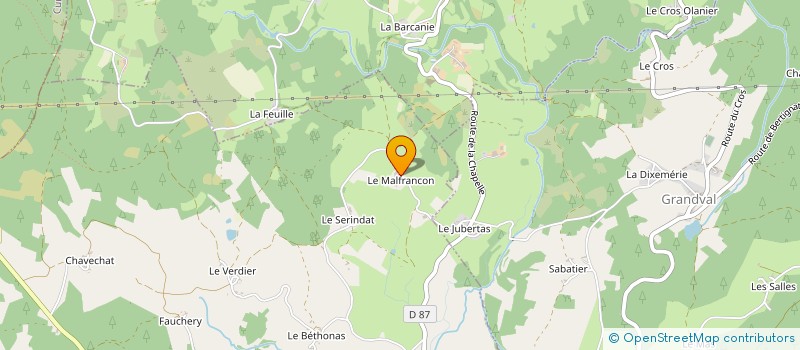 localisation de l'entreprise MONSIEUR ENGUERRAN DANI à SAINT-AMANT-ROCHE-SAVINE