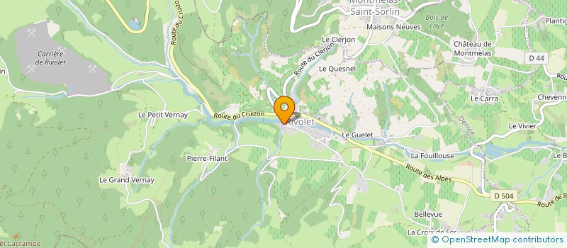 localisation de l'entreprise MONSIEUR ENGUERRAN DE LA POIX DE FREMINVILLE  RIVOLET