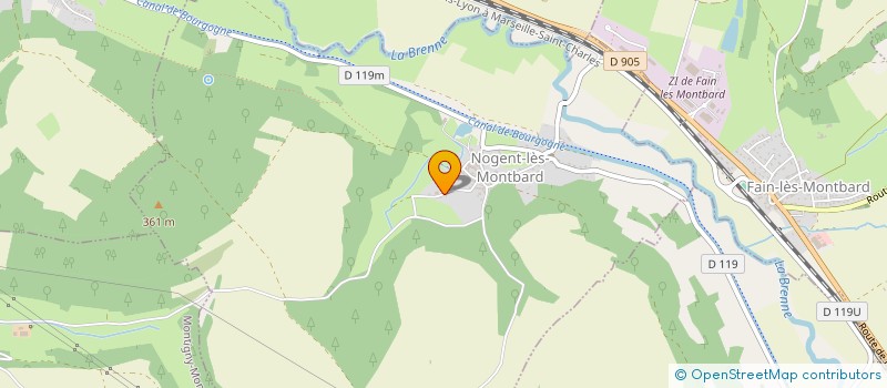 localisation de l'entreprise MONSIEUR ENGUERRAN JEAN-GIRARDOT  NOGENT-LES-MONTBARD