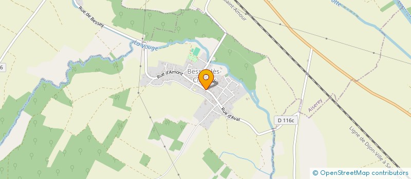 localisation de l'entreprise MONSIEUR ENGUERRAN MOREY  BESSEY-LES-CITEAUX