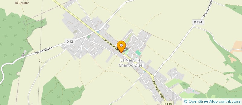 localisation de l'entreprise MONSIEUR ENGUERRAND BAUDIN  LA NEUVILLE-CHANT-D'OISEL