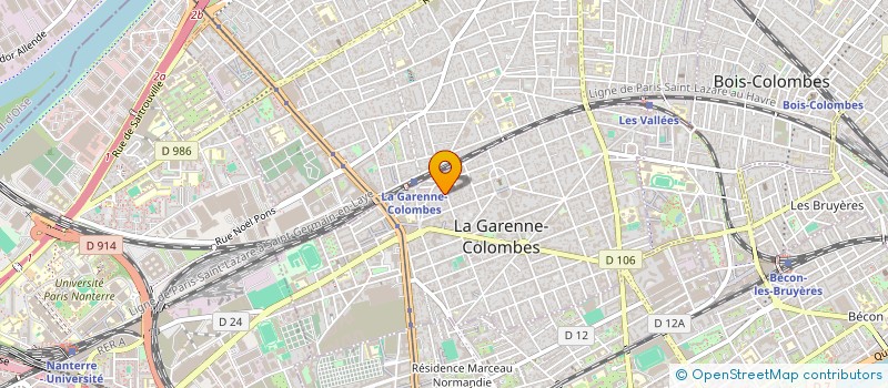 localisation de l'entreprise MONSIEUR ENGUERRAND BICHON à LA GARENNE-COLOMBES