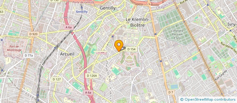 localisation de l'entreprise MONSIEUR ENGUERRAND DE WULF  LE KREMLIN-BICETRE