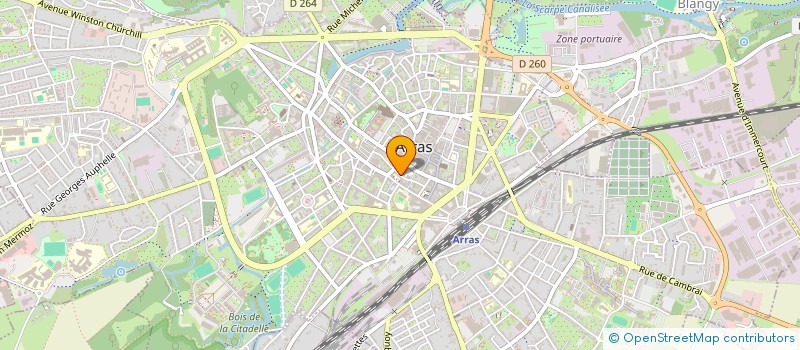 localisation de l'entreprise MONSIEUR ENGUERRAND MOCQUANT à ARRAS