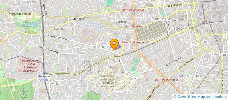 localisation de l'entreprise MONSIEUR ENGUERRAND POUPINEAU  BORDEAUX