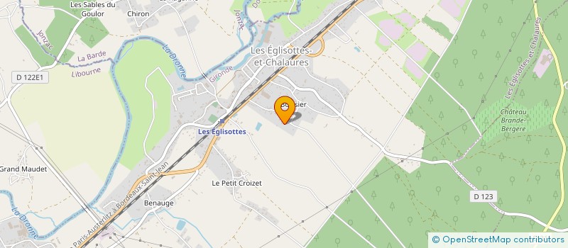 localisation de l'entreprise MONSIEUR ENGY FLORES à LES EGLISOTTES ET CHALAURES