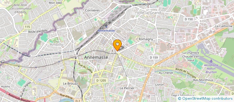 localisation de l'entreprise MONSIEUR ENIS BAJRAMI  ANNEMASSE