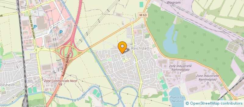 localisation de l'entreprise MONSIEUR ENIS MALIQI  REICHSTETT