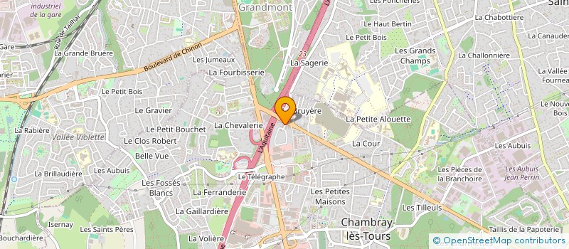 localisation de l'entreprise MONSIEUR ENKHBAYAR DASHDORJ  CHAMBRAY-LES-TOURS