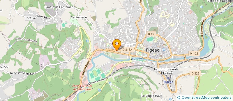 localisation de l'entreprise MONSIEUR ENKHBAYAR DULAMJAV  FIGEAC