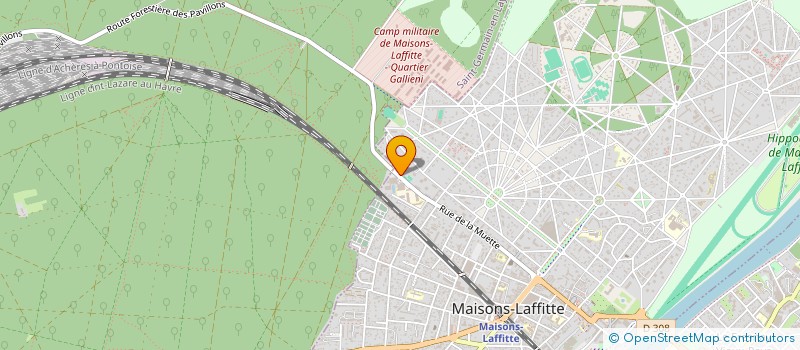 localisation de l'entreprise MONSIEUR ENKI ERRAIS  MAISONS-LAFFITTE