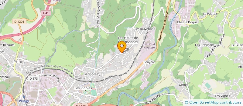 localisation de l'entreprise MONSIEUR ENNEMOND PAYEN à ARGONAY