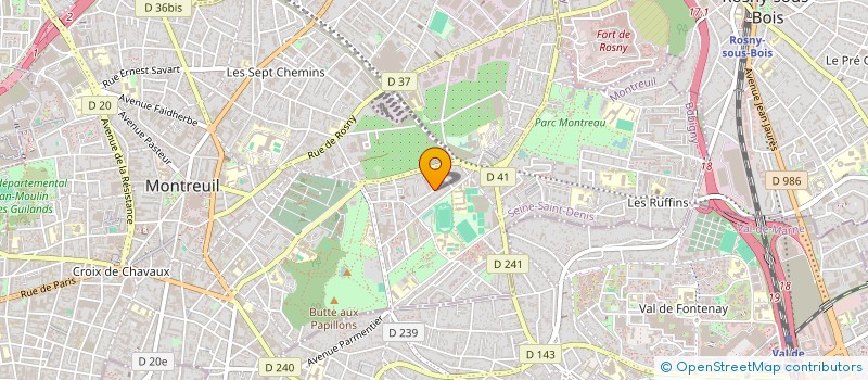 localisation de l'entreprise MONSIEUR ENNICK DELY à MONTREUIL