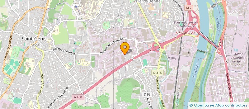 localisation de l'entreprise MONSIEUR ENNIO PIGNATIELLO  IRIGNY