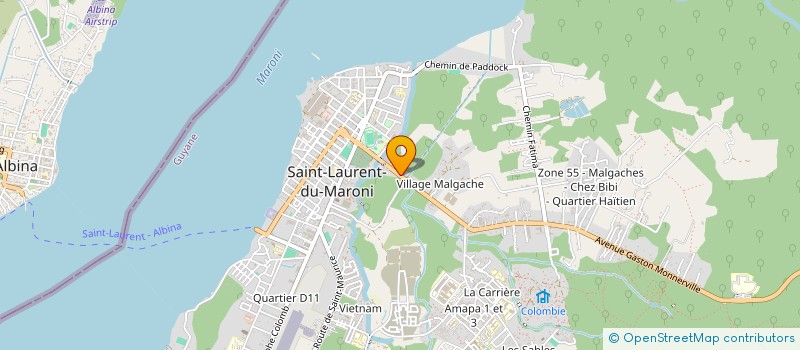 localisation de l'entreprise MONSIEUR ENOC PETIT FRERE à SAINT-LAURENT-DU-MARONI