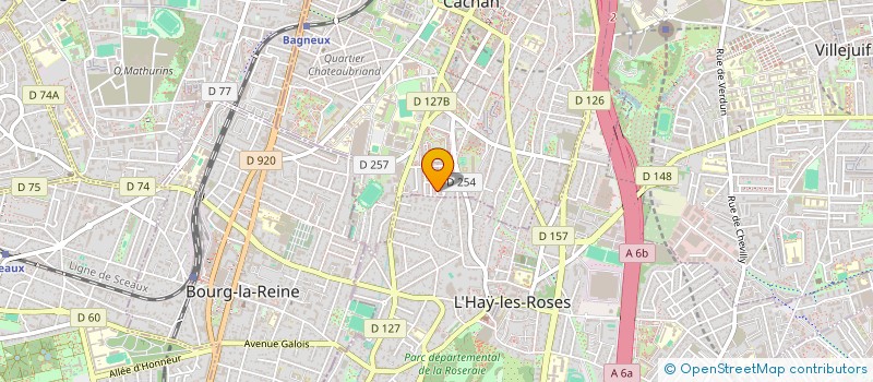 localisation de l'entreprise MONSIEUR ENOC PIERRE  CACHAN