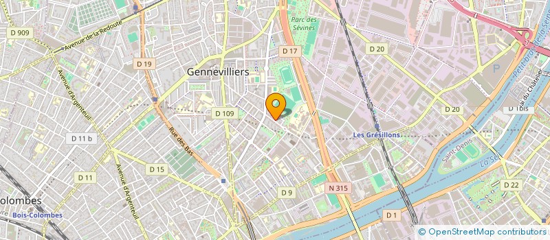 localisation de l'entreprise MONSIEUR ENOCH NIAMPI à GENNEVILLIERS