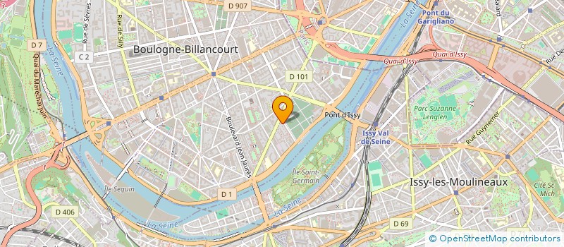 localisation de l'entreprise MONSIEUR ENOCK BINSAMOU à BOULOGNE-BILLANCOURT