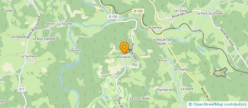 localisation de l'entreprise MONSIEUR ENOCK PERRIER à LE CHAMBON SUR LIGNON