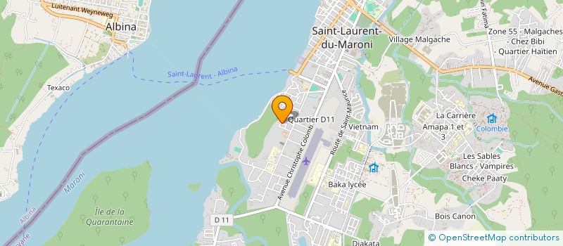 localisation de l'entreprise MONSIEUR ENOLD CEVILIER à SAINT-LAURENT-DU-MARONI