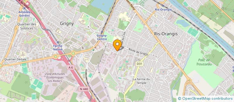 localisation de l'entreprise MONSIEUR ENOUAR REKIK  RIS-ORANGIS