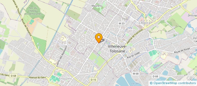 localisation de l'entreprise MONSIEUR ENRIC CALLIGARIS à VILLENEUVE-TOLOSANE