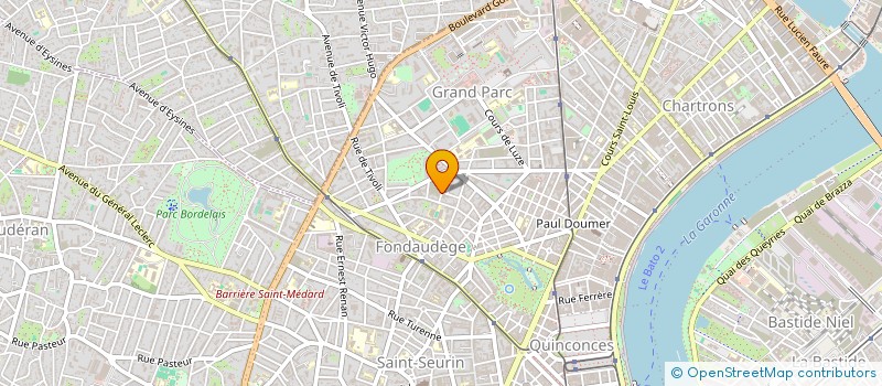 localisation de l'entreprise MONSIEUR ENRIC M'NEMOSYME  BORDEAUX