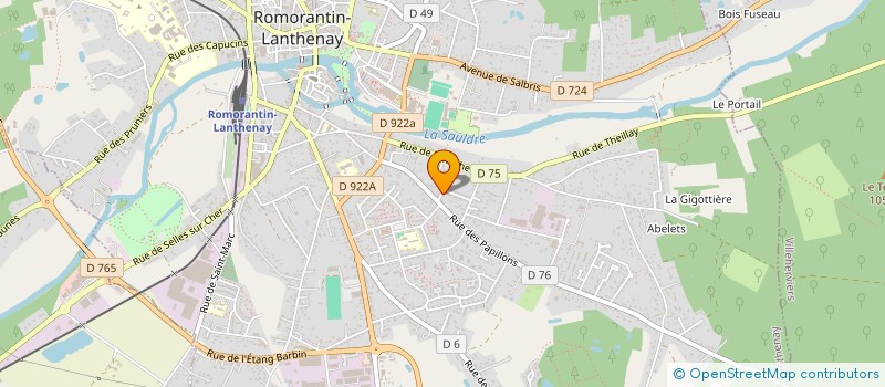 localisation de l'entreprise MONSIEUR ENRICK BARBILLON  ROMORANTIN-LANTHENAY